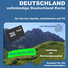 GERMANIA Mappa Topo Altitudine