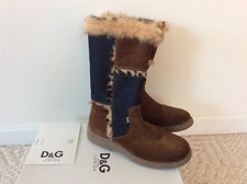 D&G Junior Shearling  Boots