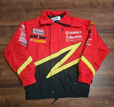 Giacca Vintage 1995 Bryan Herta Chip Ganassi Ufficiale Indy Car Racing Crew Target S