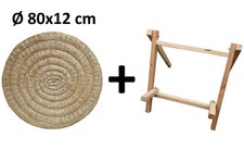 Tiro Con L'Arco Bersaglio di paglia Ø 80 x 12 cm + stand in legno