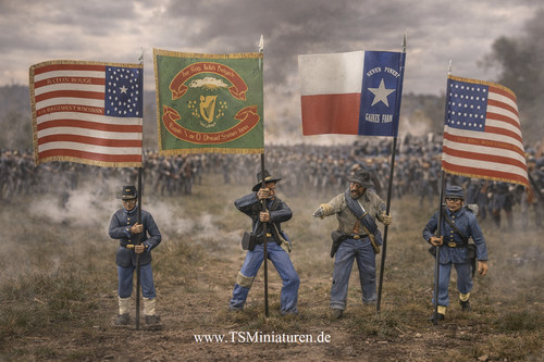 70mm bandiere american - 70mm/1:24,
