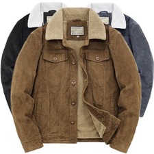 Men's Sherpa-Lined Cotton
