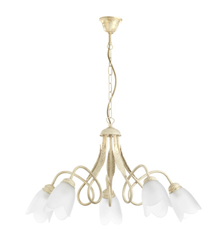 Lampadario shabby 5 luci - lampadario,