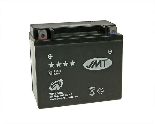 Batteria jmt gel - jmt, jmtx12-bs