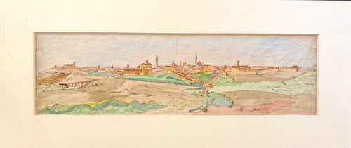 Dipinto antico del 1800 - dipinto, xix