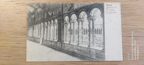 Cartolina roma basilica - cartolina,