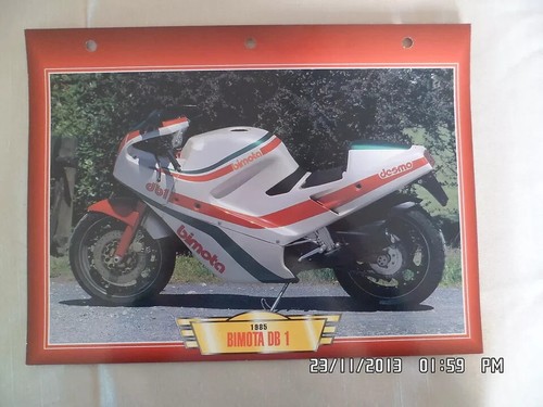 Carte fiche moto bimota 1 - moto, db