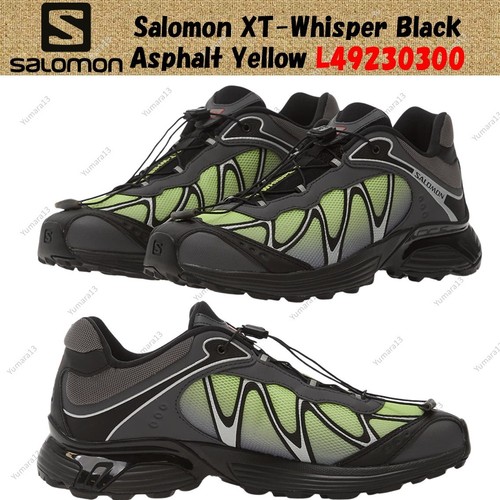 Salomon whisper nero - nero, giallo