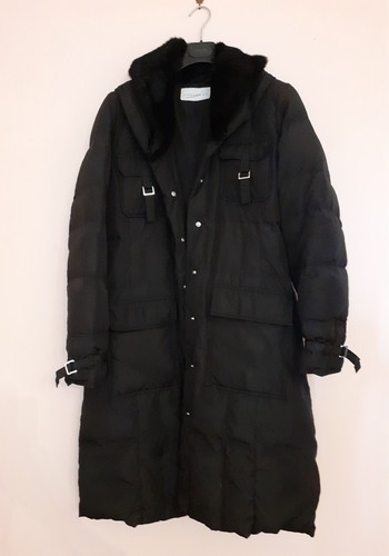 Piumino nero impermeabile - impermeabile, con