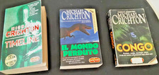 3 romanzi di M.CRICHTON  ediz