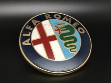 ALFA ROMEO 75MM LOGO SCUDO SIGLA EMBLEMA FREGIO STEMMA SCRITTA TARGHETTA BADGE