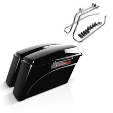 Kit di Borse Rigide Laterali con telaietti CR per Harley Softail Custom 86-09 LB