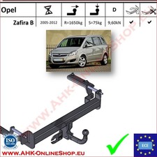 Gancio traino pour OPEL Zafira