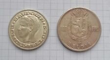 Belgio 2 Monete Argento 100 Franchi 1951--50 Franchi 1958.