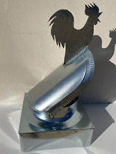 FUMAIOLO,COMIGNOLO GIREVOLE GALLO CON GALLETTO ZINCATO PER CANNA FUMARIA