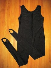 Shiny Black Tank Spandex