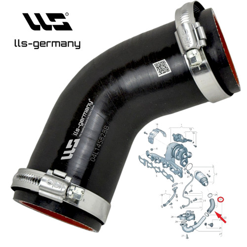 Tubo pressione turbo - per, audi