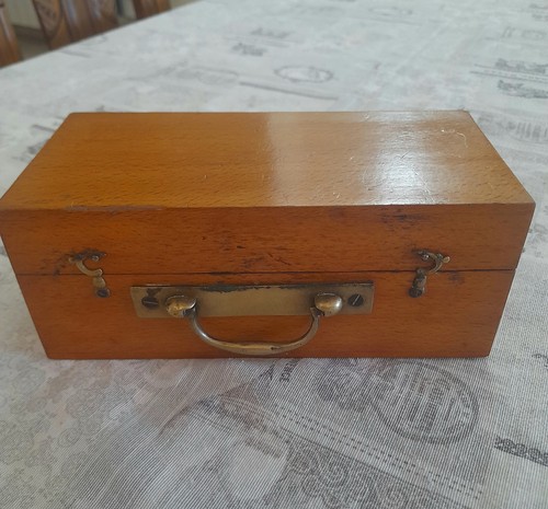 Scatola legno vintage con - scatola,