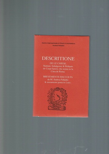 Descritione chiese - descritione,