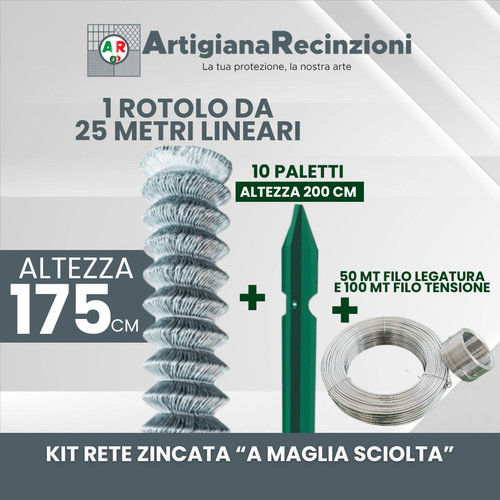Kit rete zincata maglia - “a,