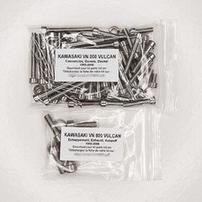 KAWASAKI VN 800 VULCAN DRIFTER 1995-2006 Kit n°2 vis BTR inox moteur