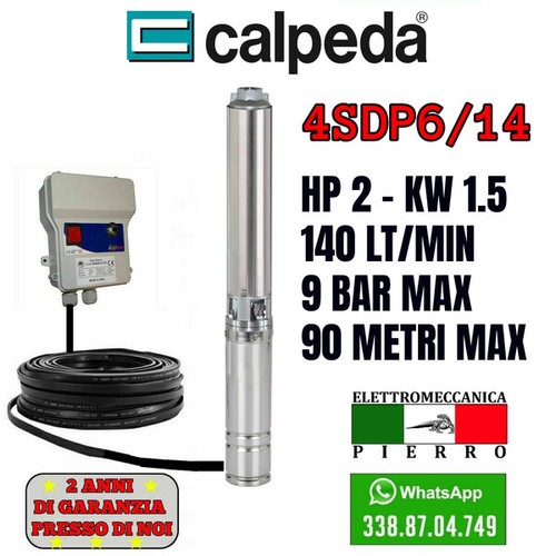 Pompa sommersa pozzi calpeda - sommersa,