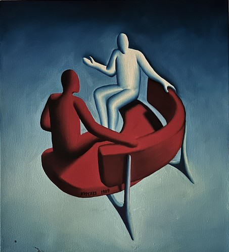 Rare original mark kostabi - rare,