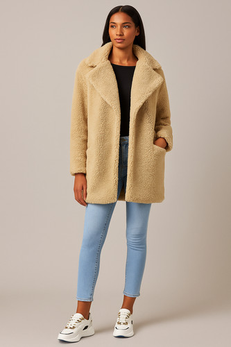 Cappotto donna oversize - oversize, teddy