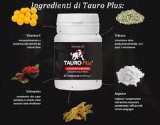 Tauro Plus extra forte. 2x1 integratore per la virilità maschile.