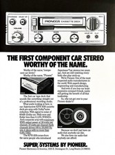 PIONEER CAR STEREO 1978