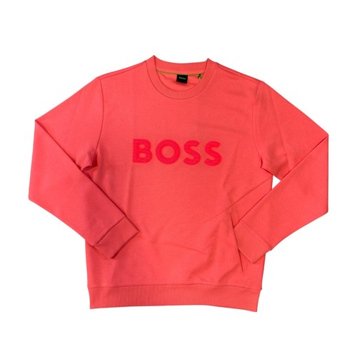 Felpa boss uomo pullover rosa - felpa,