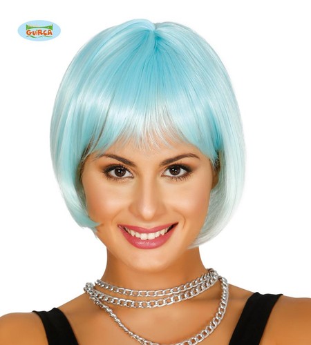 Parrucca melena turchese - parrucca,