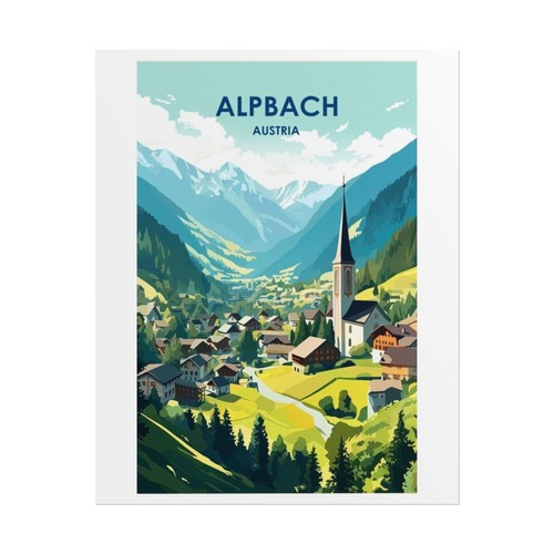 Alpbach austria poster - alpbach,