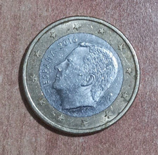 Euro 2016 spagna - 2016, 1€