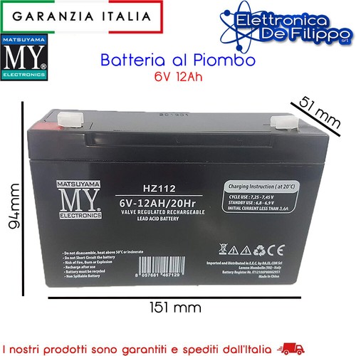 Batteria ermetica piombo - batteria,
