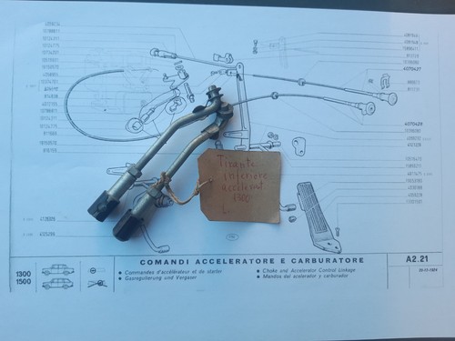 Tirante pedale acceleratore