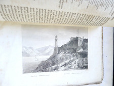 libro antico TOSCANA ISOLA D'ELBA LIVORNO E PISA VEDUTE MSTAMPE 1837