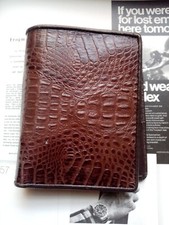 PORTAFOGLI IN VERO COCCODRILLO