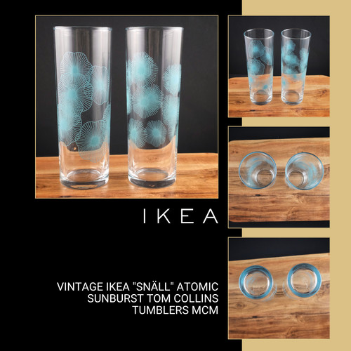 Set bicchieri vintage ikea - bicchieri,