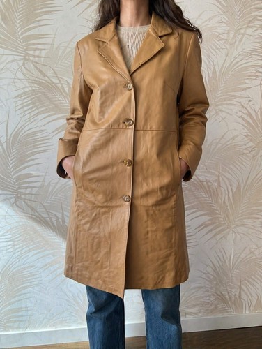 Giacca trench lungo vera - in,