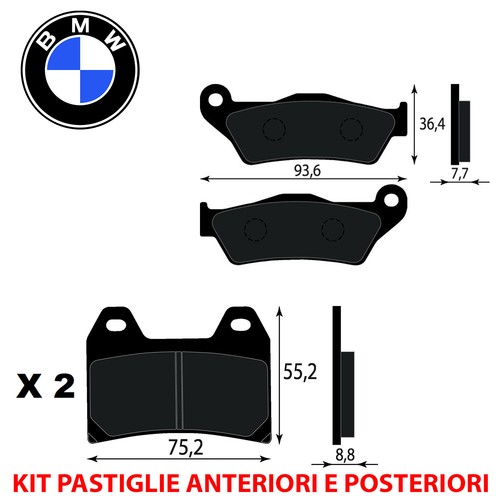 Kit pastiglie freno - freno, anteriori