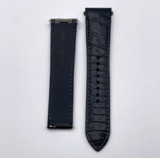 Cartier Santos cinturino orologio strap pelle alligatore nero KDAULAKX 21/18mm