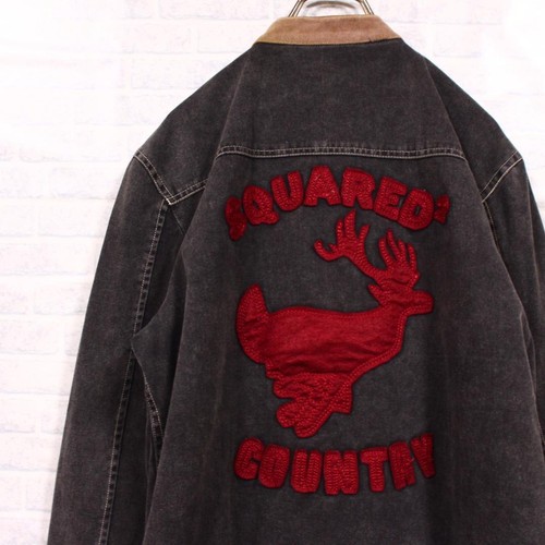 Dsquared2 leather denim - leather,