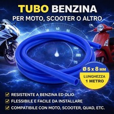 Tubo benzina carburante blu