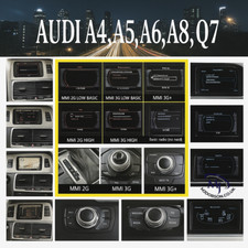 Audi MMI 2G Aggiornamento Mappa Navigazione Alta DVD A4 A5 A6 A7 A8 Q7 Europa/Mondo