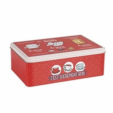 Delys-By-Verceral Scatola Metallica per Azucar, Metallo, Multicolore, 20,5 x 13,