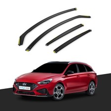 HYUNDAI i30/i30N MK3 2012-2017 Deflettori vento portellone/estate 5 porte 4 pz