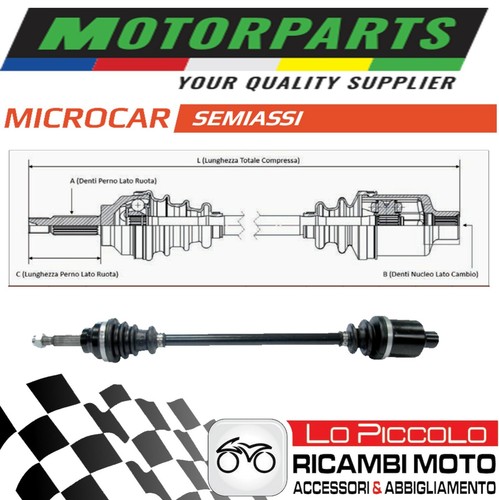 Semiasse microcar aixam 400 - semiasse,