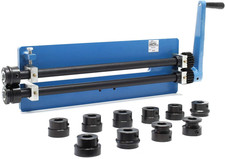 Bordatrice Manuale per Lamiera Con Matrici per Bordatura E Nervatura