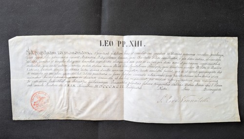 Breve pontificio leone - pontificio,